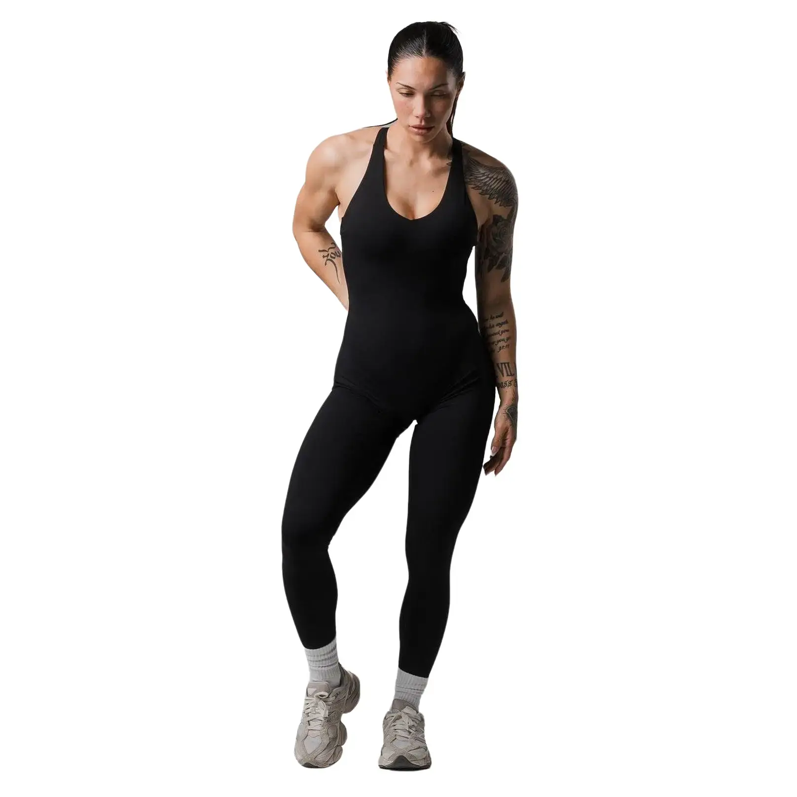 Gymreapers Axis Bodysuit – Flowstate Sculpted Open-Back Performance Training Bodysuit Gymreapers Axis Bodysuit – Flowstate Sculpted Open-Back Performance Training Bodysuit