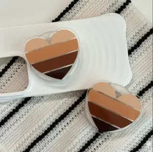 Melanin Heart Phone Grip Magsafe, Cute Heart Kindle Grip, Blessed Girl Grip Holder, Cartoon Phone Grip, Gift for Girls Boys