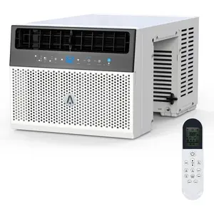 White 6000BTU  Window Air Conditioner with WiFi  U Shaped Window Air Conditioner Unit  6 Modes  Energy Efficient  110V 60Hz  Cools 350 Square Feet