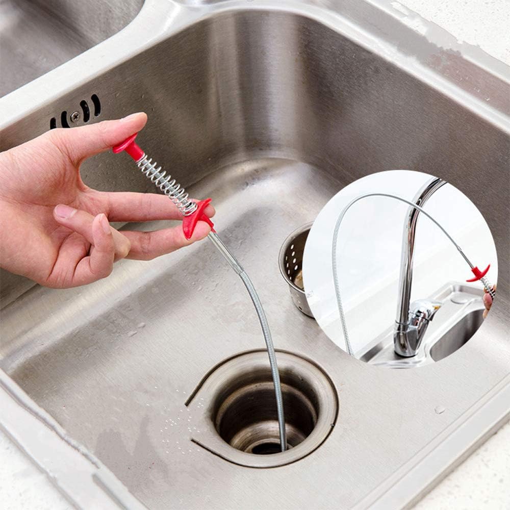 4 Pack Telescoping Magnet Pick-up Tool Set - Retrieving Pickup Tools, Extendable Pick Up Tools, Bendable Spring Magnet Stick, Flexible Extra Long Reach Bendable Curve Grabber with 4 Claws