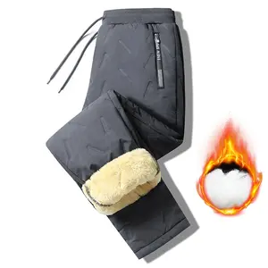 Men's Extreme Cold Weather Pants - Thermal Insulated Lining, Non-Stretch Fabric, Side Hand Warmer Pockets - Machine Washable Ski & Mountaineering Winter Trousers