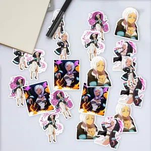 Stickers Pack 20 Pcs Fire Bike Force Waterproof Hibana Guitar Skateboard Car Luggage Bottle Colorful Laptop Bumper Water Aesthetic Vinyl