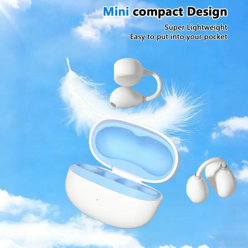 Wireless Earbuds, Bluetooth Headphones with Up to 38 Hours Battery Life, Charging Case Included, Noise Cancelling Sound Isolation Wear earphone call Headset smart ear stereo bass