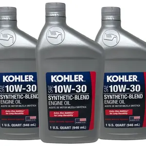 Kohler Genuine OEM 10W-30 Engine Oil Synthetic Blend 25 357 65-S - 3 Pack