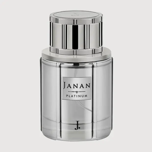 J DOT FRAGRANCES Janan Platinum Men's 100ml EDP Liquid Scented Aroma Perfume - Aromatic Citrusy, Ginger-Fresh Start Spicy Notes - Long-Lasting Daily Wear Men's Fragrances