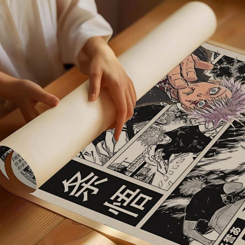 Perfect Anime Gift - Satoru Gojo Jujutsu Kaisen Wall Poster Print, Minimalist Manga Art  Home Decor, Birthday Present  JJK Fans for