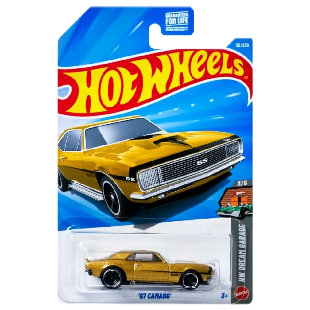 Hot Wheels 1967 Camaro Diecast Collectible Model Car - 67 Camaro Display-Worthy Collectible for Diecast Enthusiasts, 67 Camero