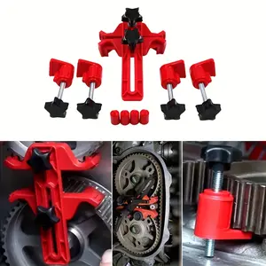 9pcs Universal Cam Camshaft Lock Holder Car Engine Cam Timing Locking Retainer Timing Belt Fix Changer Cam Automotive Tool Set