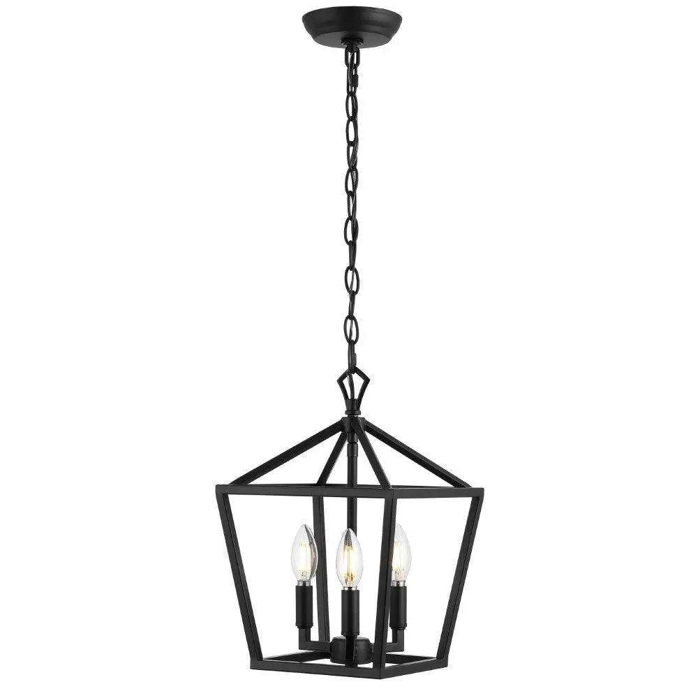 JONATHAN Y Loop Antique Style Classic Candle-Shaped Metal LED Pendant - Adjustable Lighting Indoor Decorative Ceiling Light for Living Room, Kitchen, Indoor Decorative Light