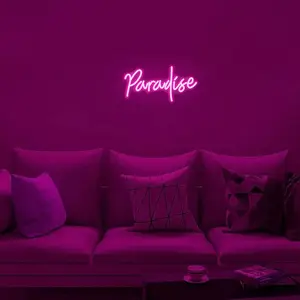 Paradise Style USB Neon Sign, Dreamy Colors for Relaxing Atmosphere, Perfect for Bedroom Bar Party Decor, Ideal Gifts for Christmas Birthday Housewarming