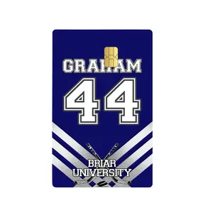 Garrett Graham Briar U Hockey Team Card Skin, Off Campus College Romance Fan Gift