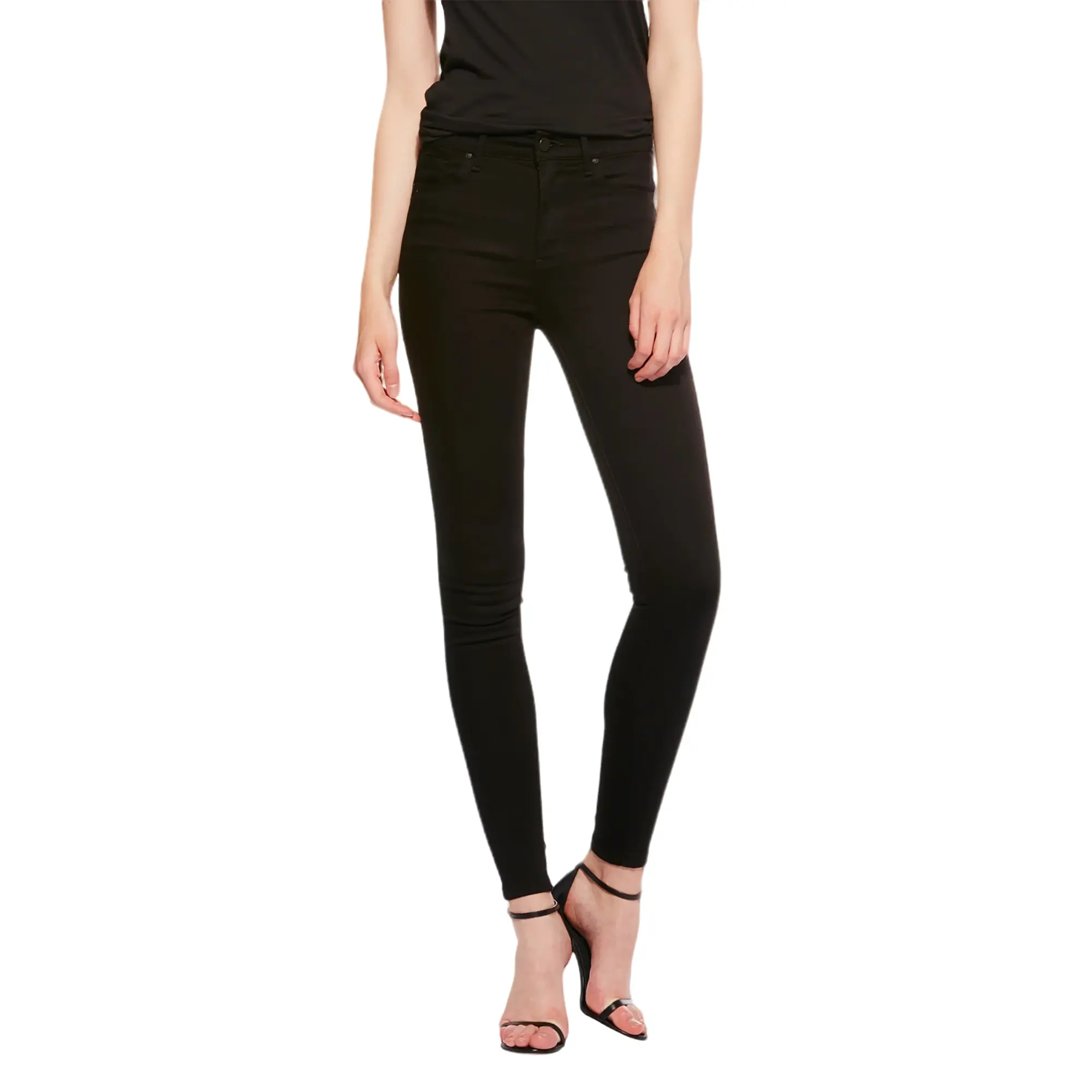 Mott & Bow High Rise Skinny Bond Jeans, Fade-resistant Technology, Shape Retention, Waist-Sculpting, Curve-Hugging, Suitable for Daily summerwins