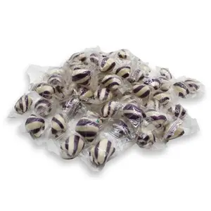 Purple & White Cylinder Shaped Grape Mint Candy Twists - 1 lbs. Purple & White Cylinder Shaped Grape Mint Candy Twists - 1 lbs.