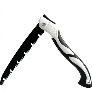 Foldable hand saw for cutting trees — foldable woodworking hand saw for felling trees — handmade DIY tool suitable for various gardening scenarios