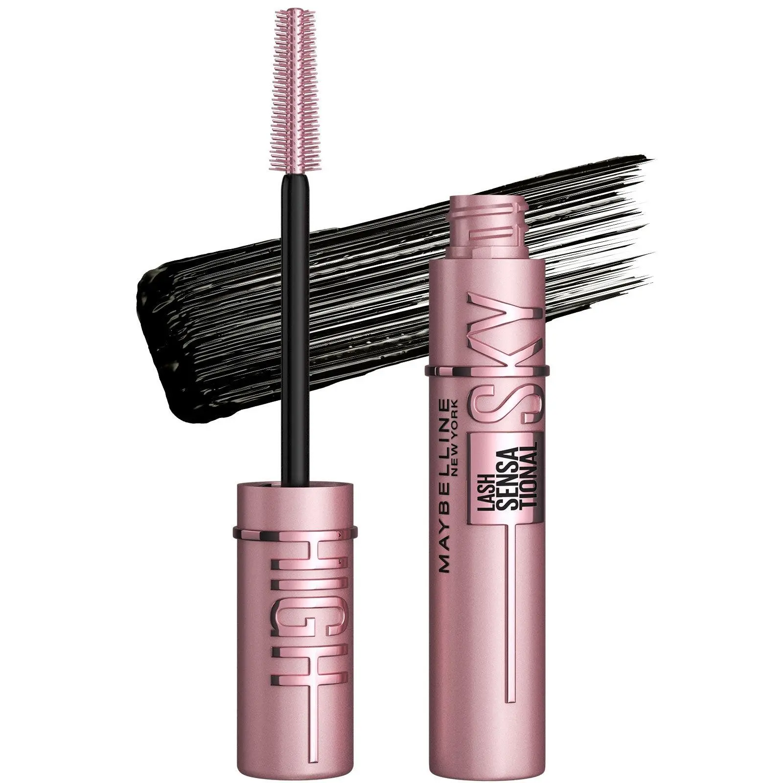 Maybelline Lash Sensational Sky High Washable Mascara Makeup, Volumizing, Lengthening, Defining, Curling, Multiplying, Buildable Formula Maybelline Lash Sensational Sky High Washable Mascara Makeup, Volumizing, Lengthening, Defining, Curling, Multiplying, Buildable Formula