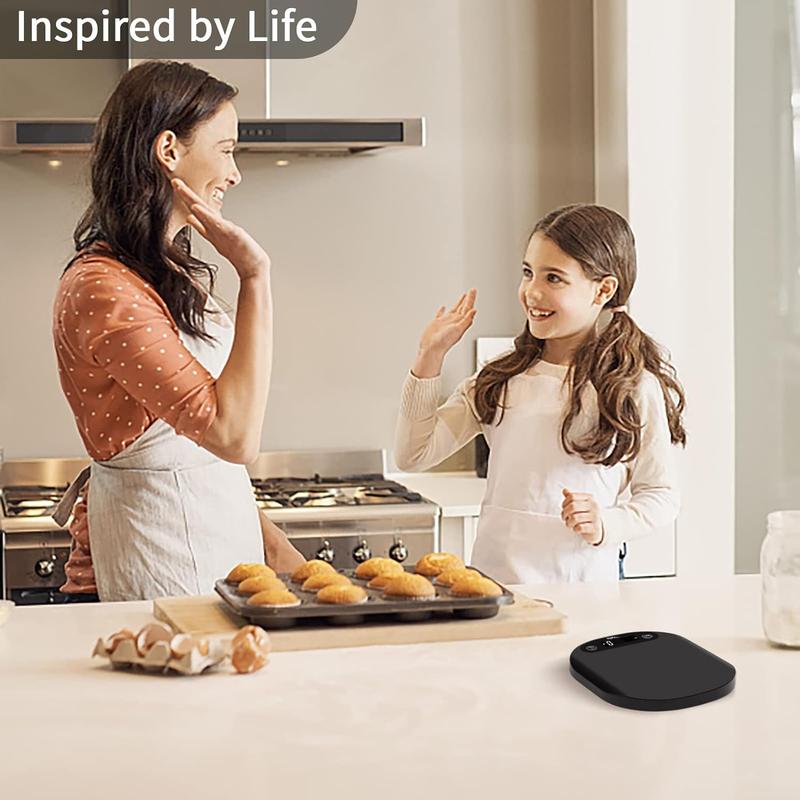 Vitafit 33lbs Kitchen Food Scale Digital Weight Grams and Ounces for Weight Loss, Weighing Professional Since 2001, Cooking,Baking and Keto, Batteries Included, Black