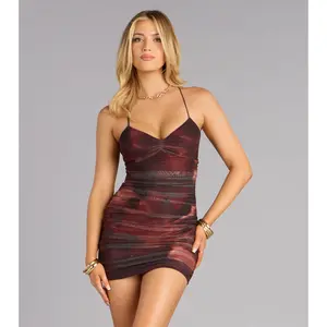 After Dark Mesh Mini Dress