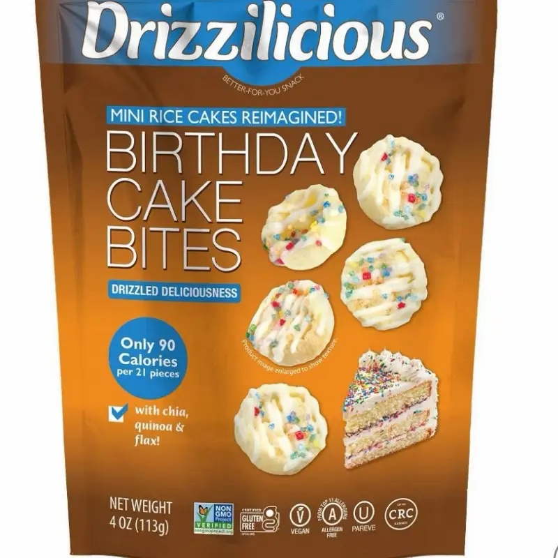 Drizzilicious Birthday Cake Bites 4 oz