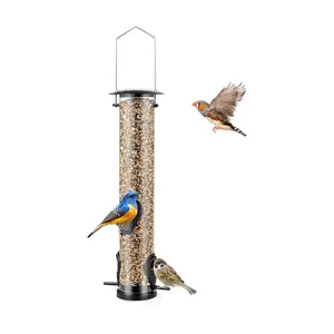 Backyard Expressions Tube Hanging Bird Feeder -4 Port