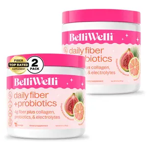 BelliWelli Daily Fiber + Probiotics - Tropical Breeze - 2 pack