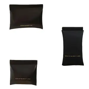 High-quality PU leather material, multi-functional travel bag, 3-piece mini makeup bag set, with elastic closure and water-resistant design, suitable for storing glasses, headphones and cosmetics