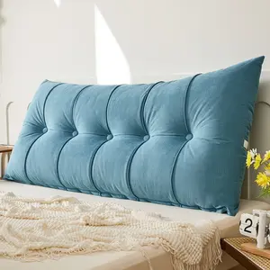 Triangle-shaped Headboard Pillow, 1 Count Modern Removable & Washable Headboard Cushion, Multipurpose Home Decor, Comfortable Pillow for Bed, Sofa & Tatami