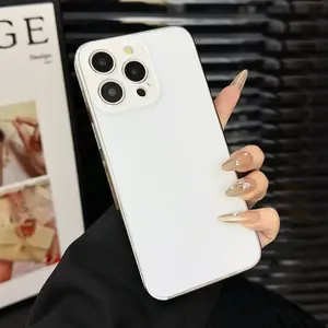 iPhone White Case [Upgraded Enhanced Camera Protection], Shockproof Liquid Silicone Case ,Slim & Tough, Pocket-Friendly, with Port Protection