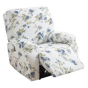 GOSTADY 4 Pieces Stretch Lazy Boy Recliner Chair Covers That Stay in Place, Covers for Electric Power Lift Reclining Chair, Washable Furniture Protector for Pet, Kids, Living Room