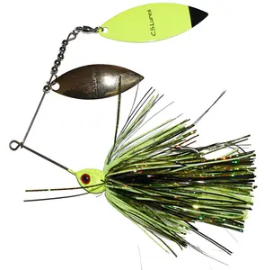 C.S. Lures 3/8oz Double Willow Spinnerbait