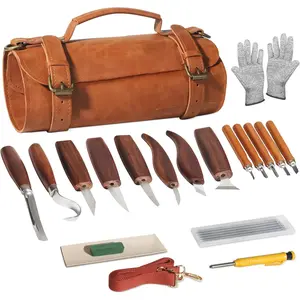Wood Carving Kit,Carving Knife Set for Beginners,and Adults,Wood Carving Tools,Whittling Knife Set,Wood Whittling Set for Hobbies, Carving Set,Hook Knife,Spoon Carving Knife Suitable,Gift