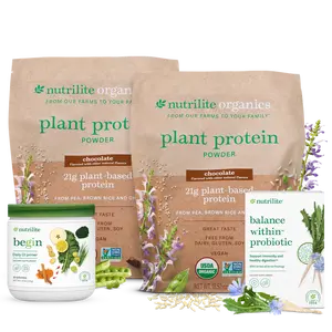Nutrilite Begin 30 Holistic Wellness Program Solution – Chocolate/Chocolate | 30-Day Wellness Bundle