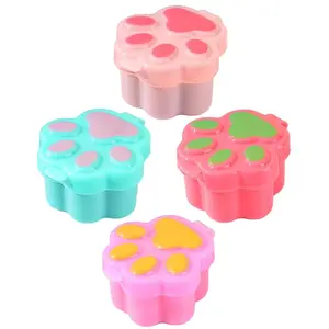 Cats Paw Travel Containers for Toiletries,Rubber Cream Jars Travel Accessories