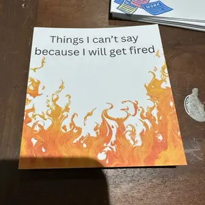 Sarcastic Work Notepads, Humorous Office Stationery for Professionals