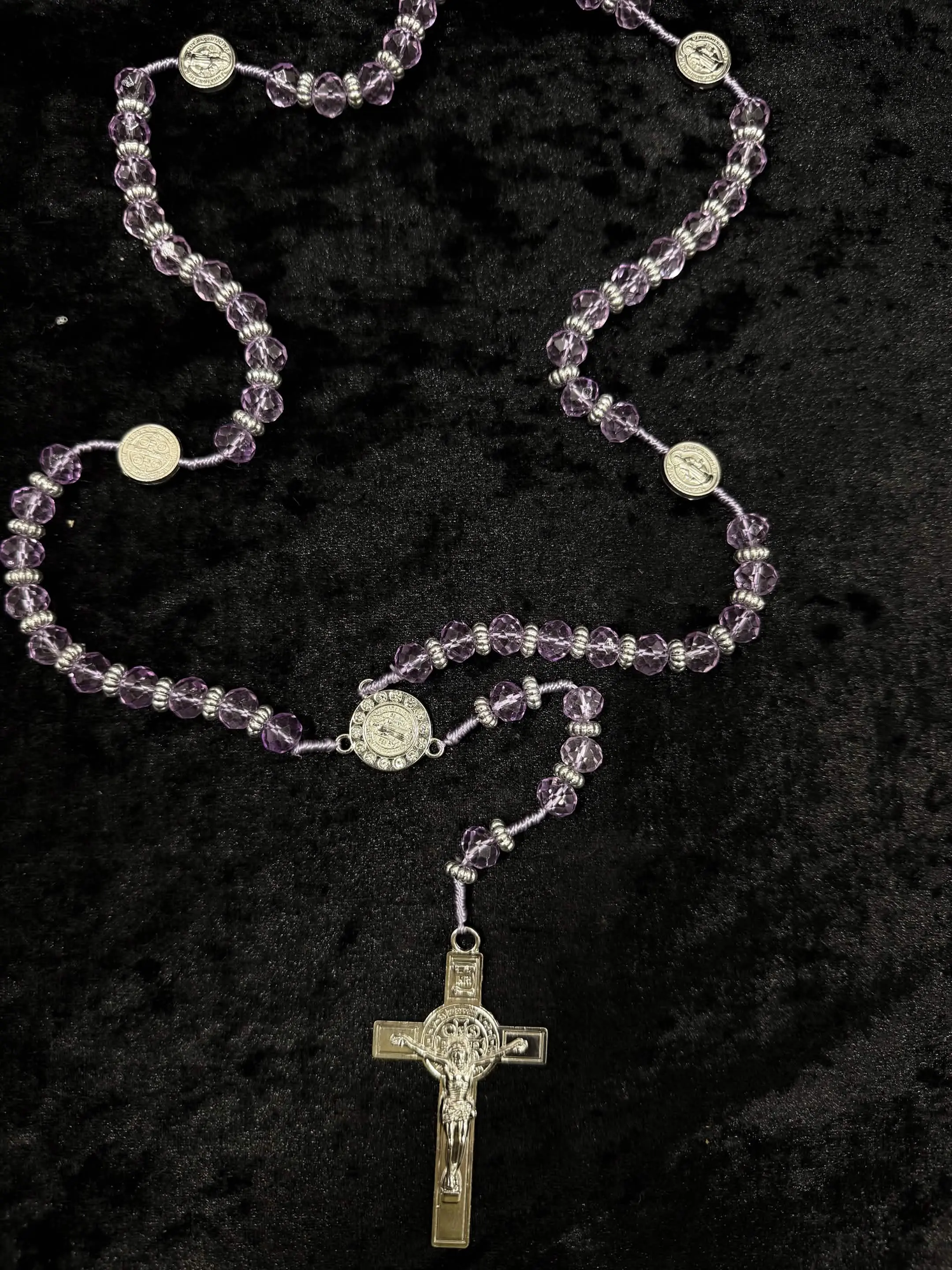 Rosary Necklace, Fashion Costume Jewelry Accessory for Daily Wear