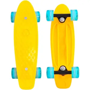 17inchX5inch Completed Skateboard Mini Cruiser Board with High Bounce PU Wheel