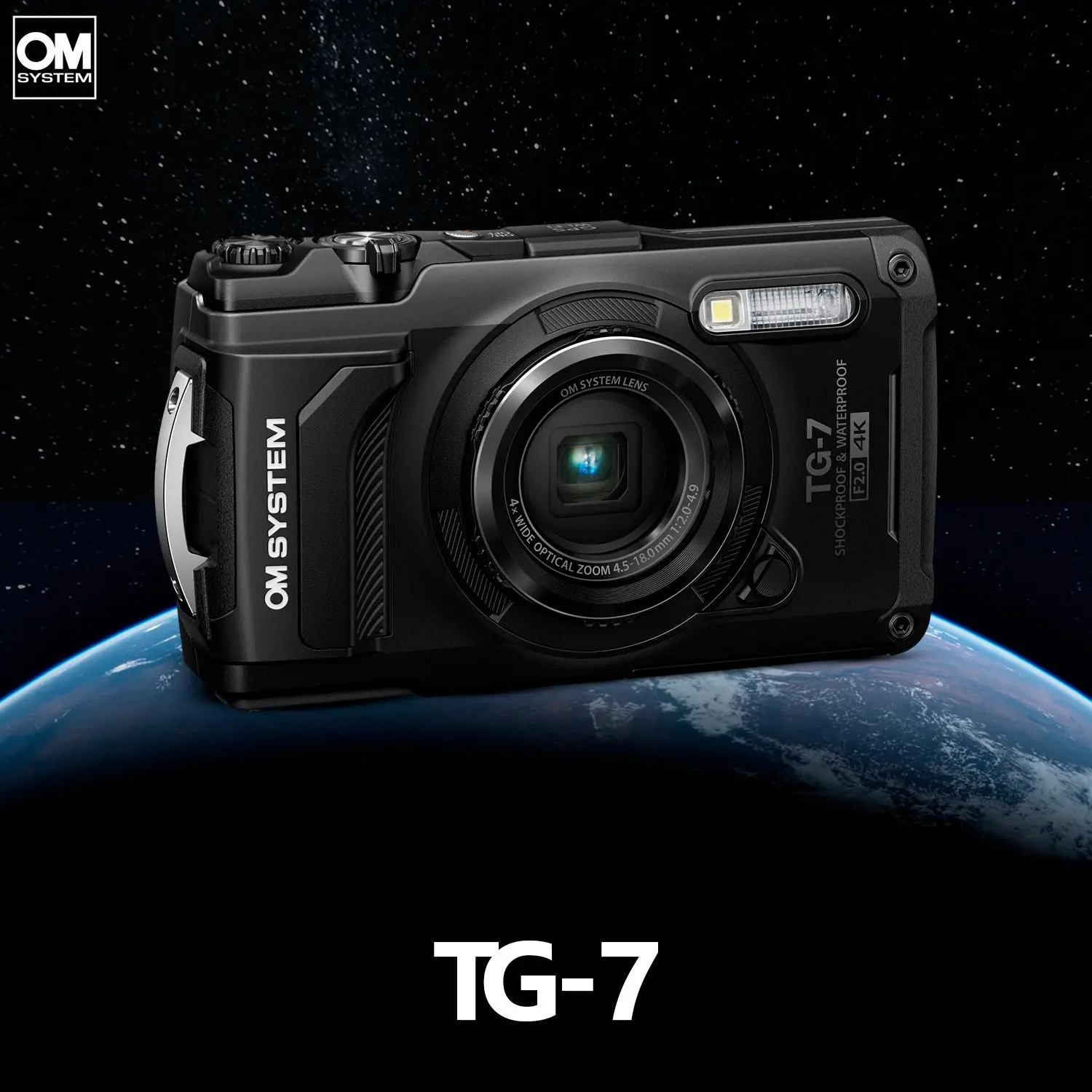 Olympus Tough TG 7 12 MP Black Digital Camera with F2.0 Lens Bundle