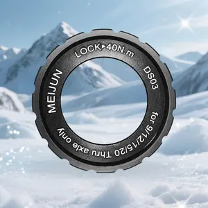 Center-lock disc rotor, lock cover, screw cover for mountain bike center-lock disc brake, bicycle accessories
