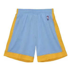 Mitchell & Ness Los Angeles Lakers 2001-02 Men Shorts Light Blue