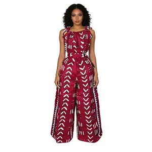 Ankara Wide Leg Jumpsuit | Convertible Style | 2 Side Pockets | 13 Vibrant Prints | African Fashion | One Size Fits All