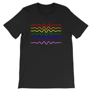 Men's sound wave, ocean soundwave Graphic T-Shirt - Short Sleeve Crew Neck Regular Fit Casual Wear | Soft & Breathable Fabric, Durable Print, Everyday Comfort, Machine Washable, minimalist, abstract casual wear, artistic expression
