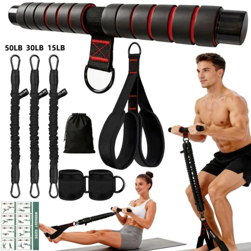 Fitness Band Accessories，Resistance Bands - Adjustable Fitness Exercise Bands for Gym, Home Workout Sports Training Accessories Posture Back strength