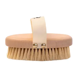 Eco Bath London Natural Sisal Massage Hand Brush - Dry Brushing Hand Brush for Exfoliation