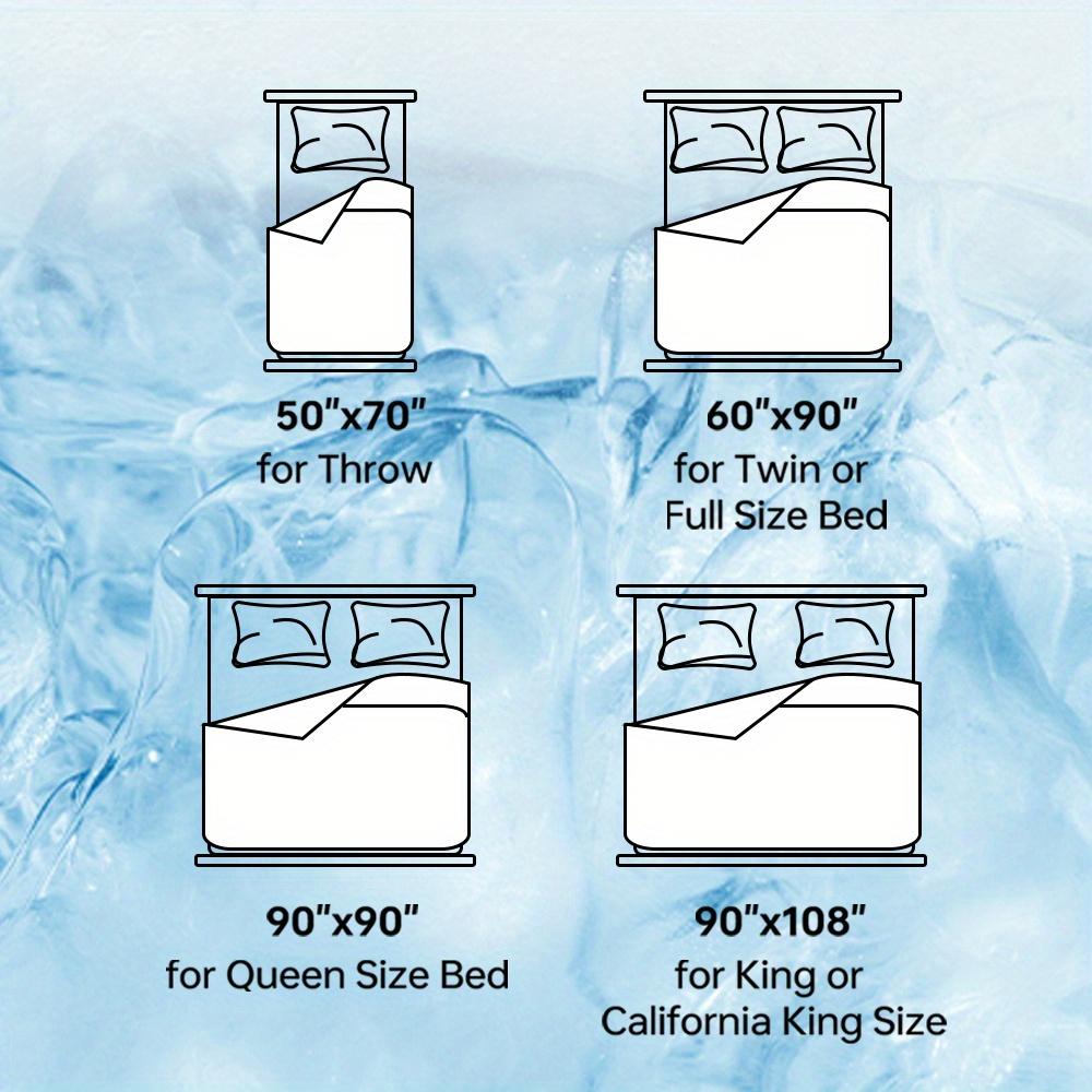 Cooling Blankets for Those Who Sleep Hot - Soft Double-Sided Blanket for Your Bed, Couch, Or Sofa, Designed to Keep You Comfortable During Night Sweats