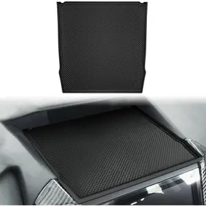 Auovo Dashboard Mats for Subaru Forester Accessories 2019-2024/ Crosstrek 2018-2023 / Impreza 2018-2023 Car Interior Silicone Material Dash Pad Liner (Upgrade,1 pcs All Black Trim Dashboard Mat)