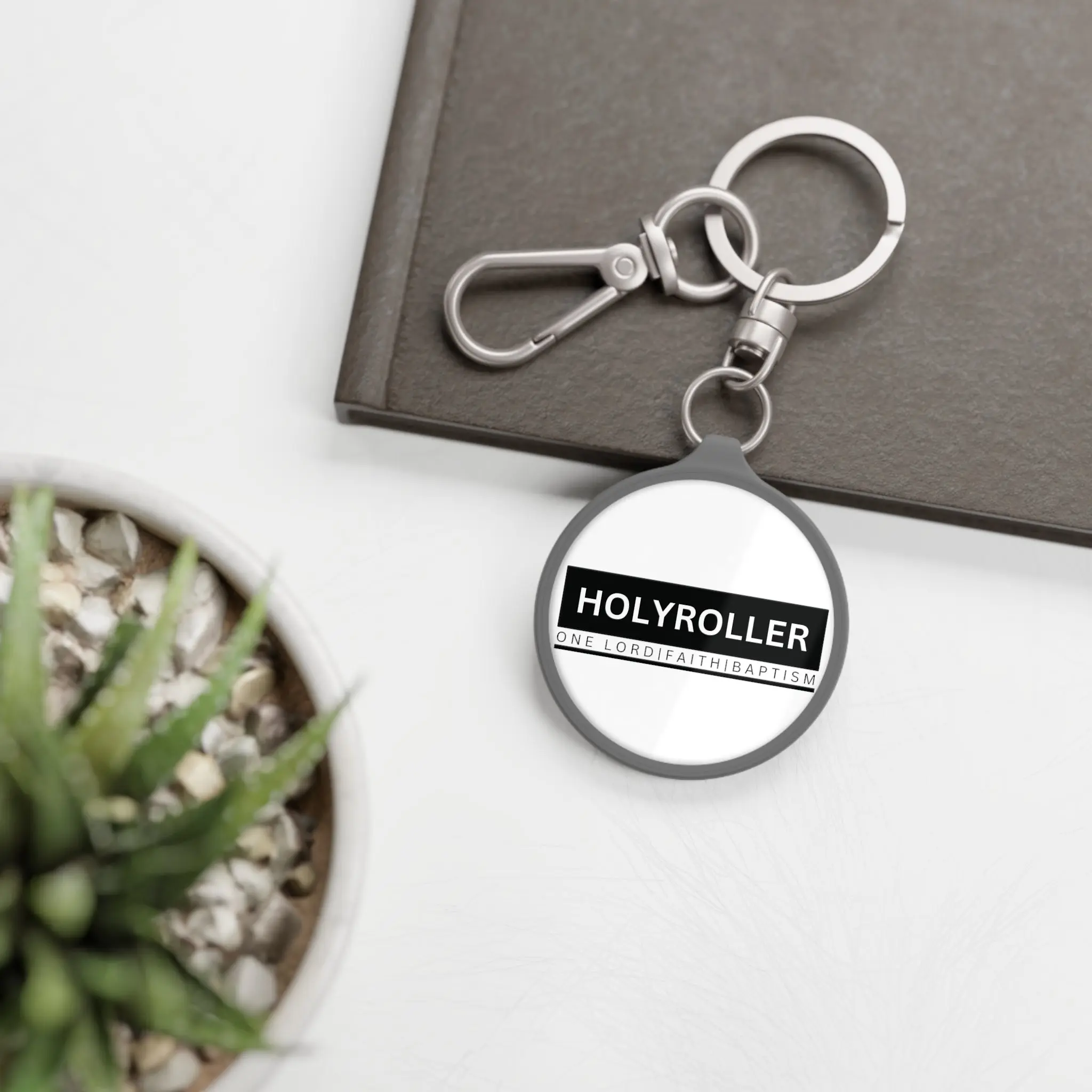 HOLY ROLLER Keyring - Compact and Portable Keychain for Keys