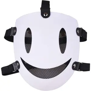High-rise Invasion Tenku Shinpan White Smile Mask Halloween Cosplay Mask Accessories