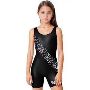Sublimated Girl's Wrestling Singlets, High-Cut Female Singlets (Butterfly)