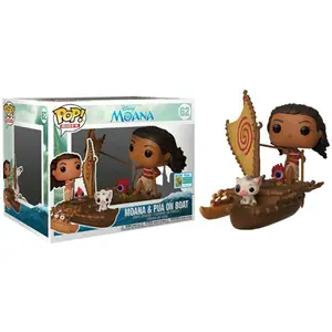 SDCC Official Covention Sticker Pop! Disney Moana on Boat 62 Authentic!