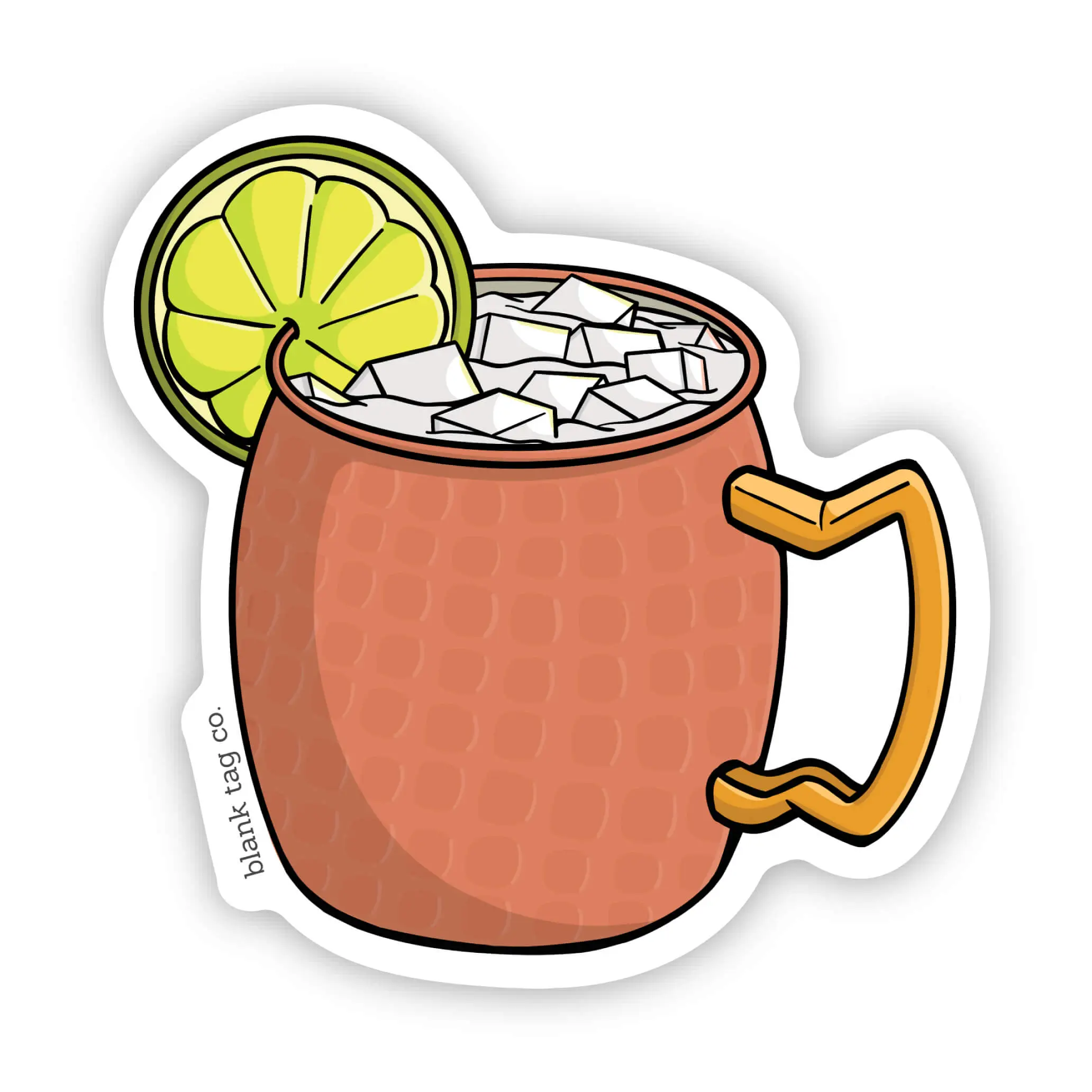 Blank Tag Co.® Waterproof Sticker - Moscow Mule