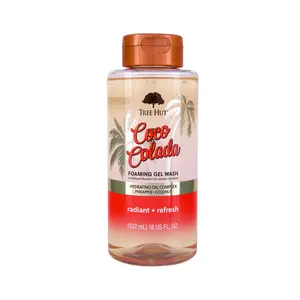 Tree Hut Coco Colada Radiant & Refresh Foaming Gel Wash 18 oz Vegan Paraben-Free Sulfate-Free Alcohol-Free with Hydrating Oil Complex